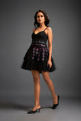 Load image into Gallery viewer, Strappy Dress With Pink 3-D Embellishments On Skirt