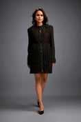 Load image into Gallery viewer, Mesh Dress with Geometric Patterns