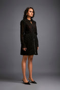 Load image into Gallery viewer, Mesh Dress with Geometric Patterns