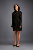 Load image into Gallery viewer, Mesh Dress with Geometric Patterns