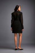 Load image into Gallery viewer, Mesh Dress with Geometric Patterns
