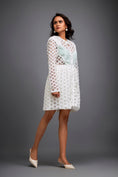 Load image into Gallery viewer, Mesh Dress with Geometric Patterns