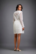 Load image into Gallery viewer, Mesh Dress with Geometric Patterns