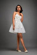 Load image into Gallery viewer, Strappy Dress With Metallic 3-D Embellishments On Skirt