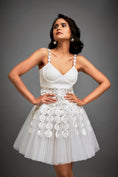 Load image into Gallery viewer, Strappy Dress With Metallic 3-D Embellishments On Skirt