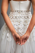 Load image into Gallery viewer, Strappy Dress With Metallic 3-D Embellishments On Skirt
