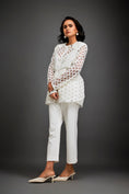 Load image into Gallery viewer, Cutout Jacket With Structured Zipper Closure, Metallic Silver Lining And Pants