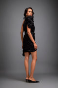 Load image into Gallery viewer, One-shoulder Top With Swarovski Waistband And Tiered Ruffle Skirt