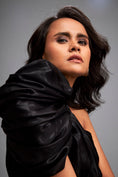 Load image into Gallery viewer, One-shoulder Top With Swarovski Waistband And Tiered Ruffle Skirt