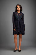 Load image into Gallery viewer, Mesh Dress with Geometric Patterns