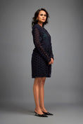 Load image into Gallery viewer, Mesh Dress with Geometric Patterns