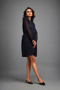 Load image into Gallery viewer, Mesh Dress with Geometric Patterns
