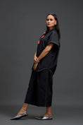 Load image into Gallery viewer, Black Floral Patch Co-ord Set