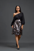 Load image into Gallery viewer, Gunmetal Laser Cutwork Skirt