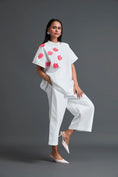 Load image into Gallery viewer, White Floral Patch Co-ord Set