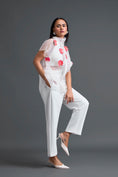 Load image into Gallery viewer, White Layered Halter Three-Piece Co-ord Set