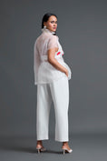 Load image into Gallery viewer, White Layered Halter Three-Piece Co-ord Set