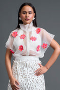 Load image into Gallery viewer, White Layered Halter and Laser-Cut Skirt Set
