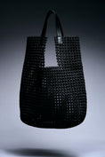 Load image into Gallery viewer, Onyx Weave Bucket Tote