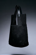 Load image into Gallery viewer, Onyx Weave Bucket Tote