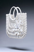 Load image into Gallery viewer, Flora Lattice Leather Tote