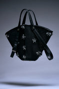 Load image into Gallery viewer, Midnight Crystal Embellished Tote