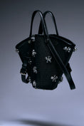 Load image into Gallery viewer, Midnight Crystal Embellished Tote