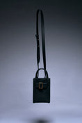 Load image into Gallery viewer, Noir Mini Bucket Crossbody Bag