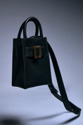 Load image into Gallery viewer, Noir Mini Bucket Crossbody Bag