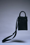 Load image into Gallery viewer, Noir Mini Bucket Crossbody Bag