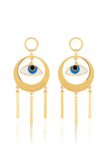 Load image into Gallery viewer, Mystic Aura Evil Eye Earrings