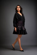Load image into Gallery viewer, Dress With Layered Skirt With 3-D Accents