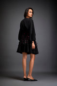 Load image into Gallery viewer, Dress With Layered Skirt With 3-D Accents