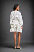 Load image into Gallery viewer, Dress With Layered Skirt With 3-D Accents