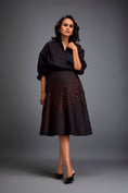 Load image into Gallery viewer, A-Line Skirt with 3D Geometric Pattern
