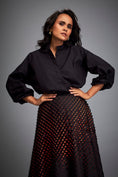 Load image into Gallery viewer, A-Line Skirt with 3D Geometric Pattern