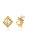 Load image into Gallery viewer, Gilded Shadow Square Studs