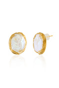 Load image into Gallery viewer, Elysian Baroque Pearl Studs