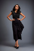 Load image into Gallery viewer, Sheer Swarovski Leaf Top With Asymmetric Skirt