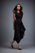 Load image into Gallery viewer, Sheer Swarovski Leaf Top With Asymmetric Skirt