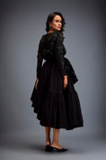 Load image into Gallery viewer, Full-sleeve Swarovski Bodice Top With Ruffle Skirt