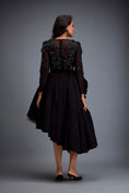 Load image into Gallery viewer, Full-sleeve Swarovski Bodice Top With Ruffle Skirt