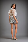 Load image into Gallery viewer, Metallic Leaf Textured Skirt