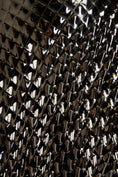 Load image into Gallery viewer, Gun Metal Coloured Metallic 3-D Textured A-line Skirt