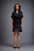 Load image into Gallery viewer, Structured Skirt with Layered Circular Appliqué