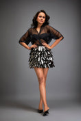 Load image into Gallery viewer, Metallic Leaf Textured Skirt