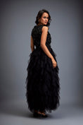 Load image into Gallery viewer, Black Swarovski High-neck Bodice