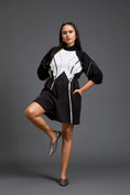 Load image into Gallery viewer, Sculpted Colour-Block Playsuit