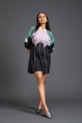 Load image into Gallery viewer, Contemporary colour-block playsuit