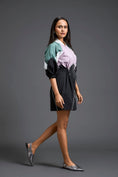 Load image into Gallery viewer, Contemporary colour-block playsuit